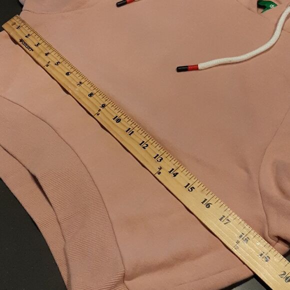 DIP Mauve Crop Top Sweatshirt Hoodie - Picture 8 of 13